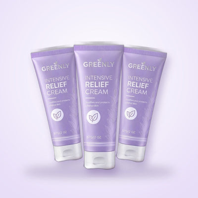 3 Greenly Intensive Relief Cream tubes